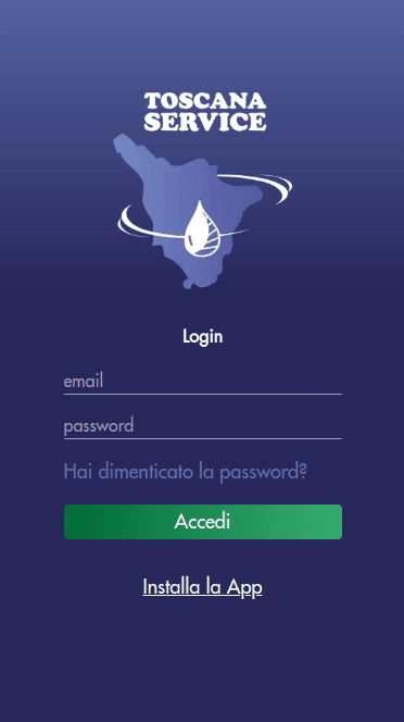 Toscana Service - Screen